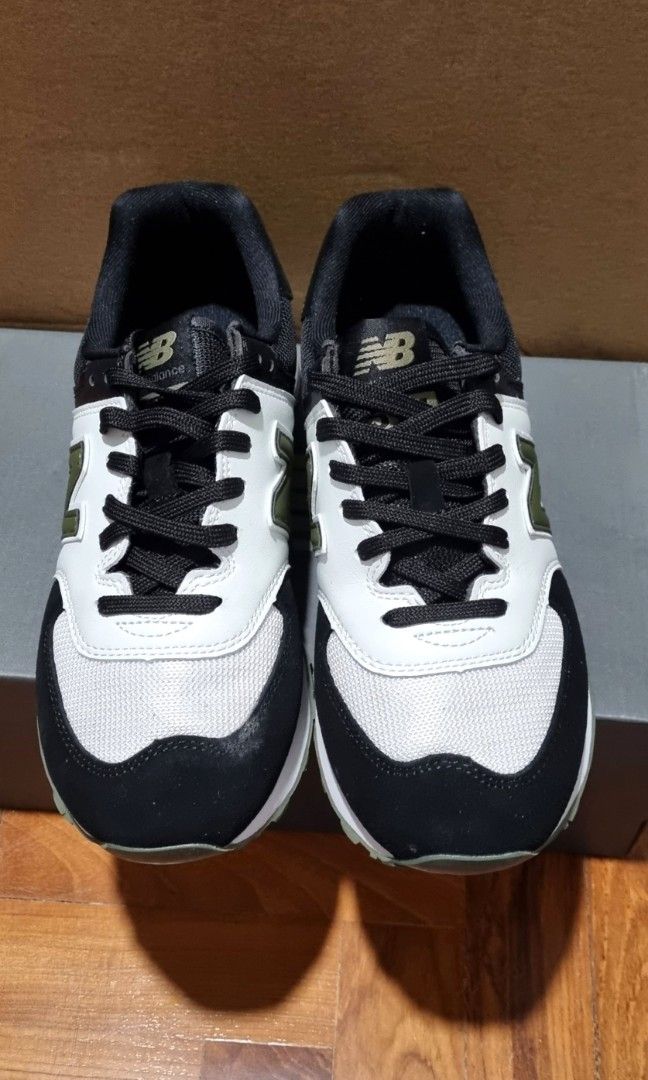 BN New Balance Women Shoes 574 White Green US5.5, Women's Fashion, Footwear,  Sneakers on Carousell