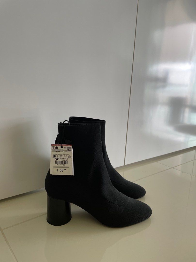Zara cheap knit boots