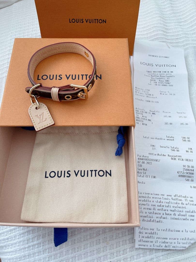 Louis Vuitton Vintage Monogram Canvas Dog Collar - XS / S – I MISS