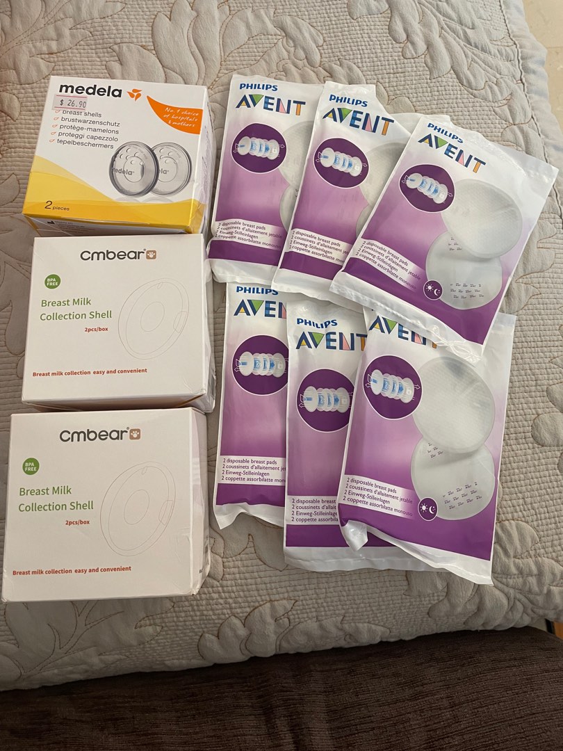 Breast Milk Collector and Pads, Babies & Kids, Maternity Care on Carousell