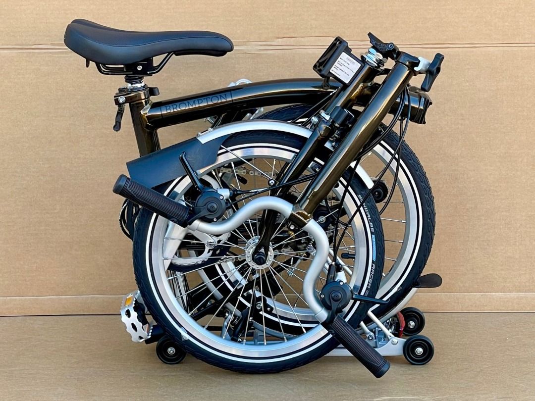 BROMPTON 2015年 M6R C Line 赤黒 6速 UK製 折りたたみ自転車