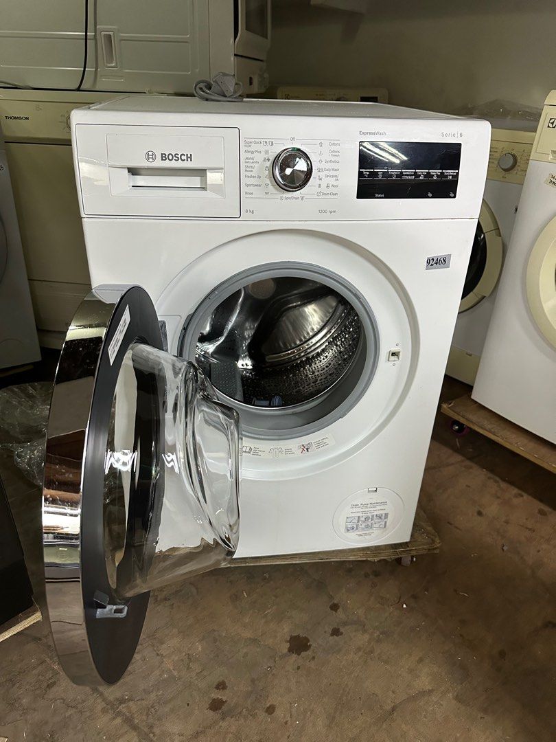 BUY NOW! BOSCH 8kg Front Load Washer WAT24481SG (92468), TV & Home