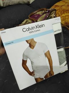 Calvin Klein V Neck T-Shirt Classic Fit 4 Colors