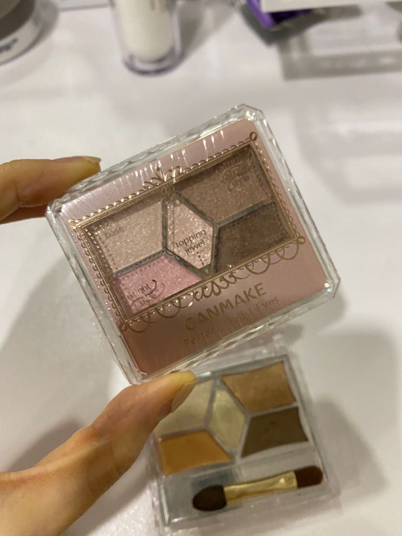 Canmake eye shadow (Category: Makeup) located in Manila. Submitted by berieltan (Listing ID 1197686472, Image 2). Description: 1 brand new canmake eyeshadow 10 1 used canmake eyeshadow 16 FREE: 1 colourpop arrow(ultra glitter) .