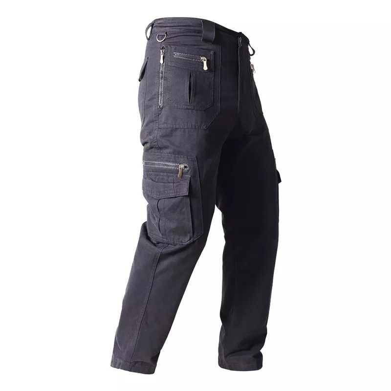 Black Cargo Pants Army Military Tactical Pants Men Work Pantalones