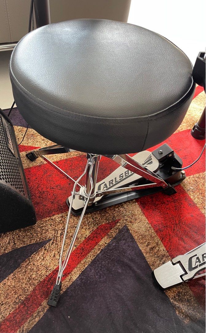 Carlsbro CSD400 Mesh Electronic Drum Kit with stool, carpet, notestand