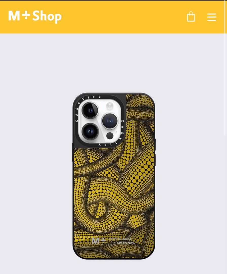 Casetify M+ Yayoi Kusama IPhone 14 Promax, 手提電話, 電話＆平板電腦配件, 手機套及手機殻