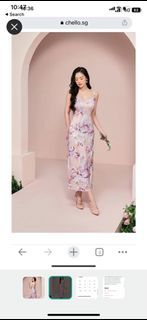 Chello Gemma back draped dress