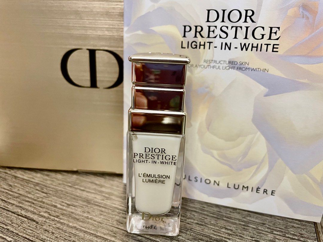 Christian Dior prestige light in white l'emulsion lumiere 玫瑰花蜜