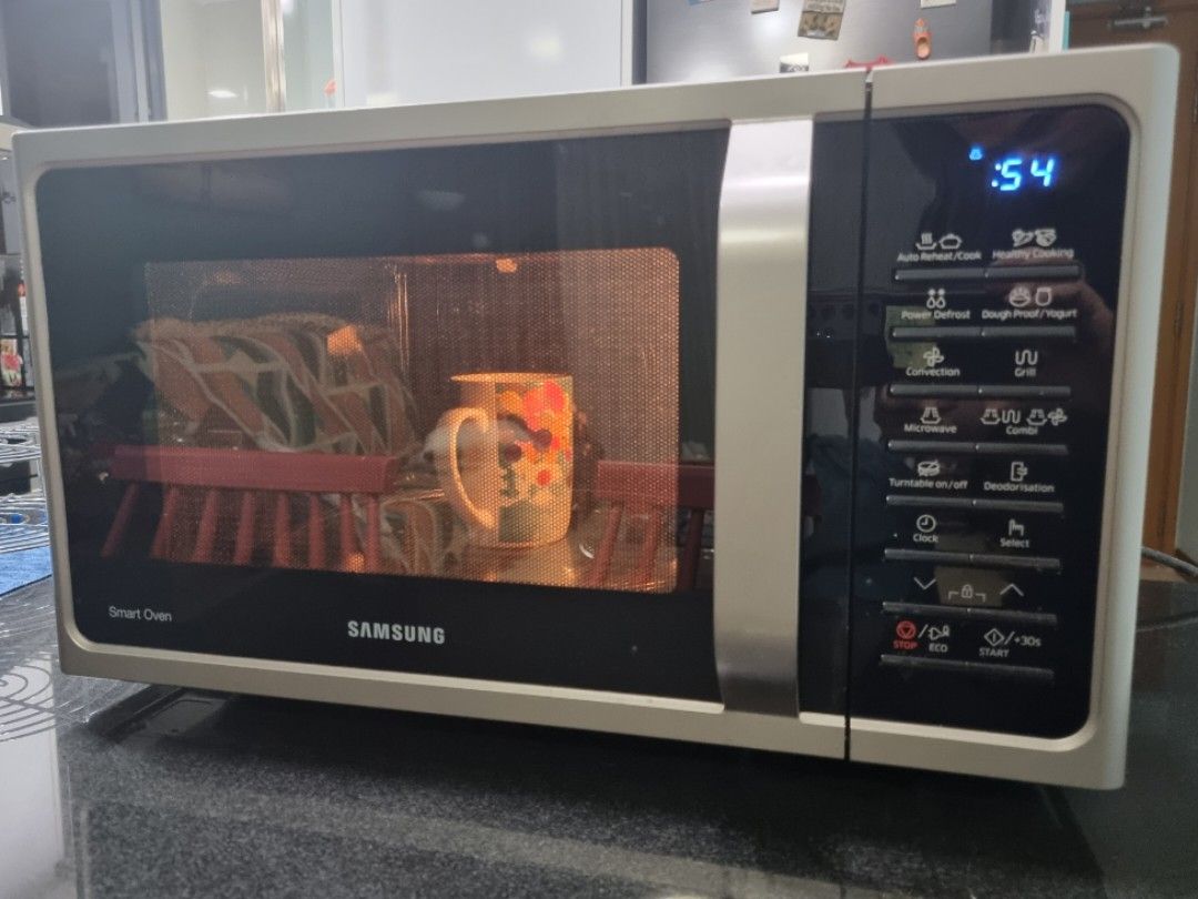 Combi, Grill Convection Microwave Oven (28L) Samsung MC28H5015AS, TV