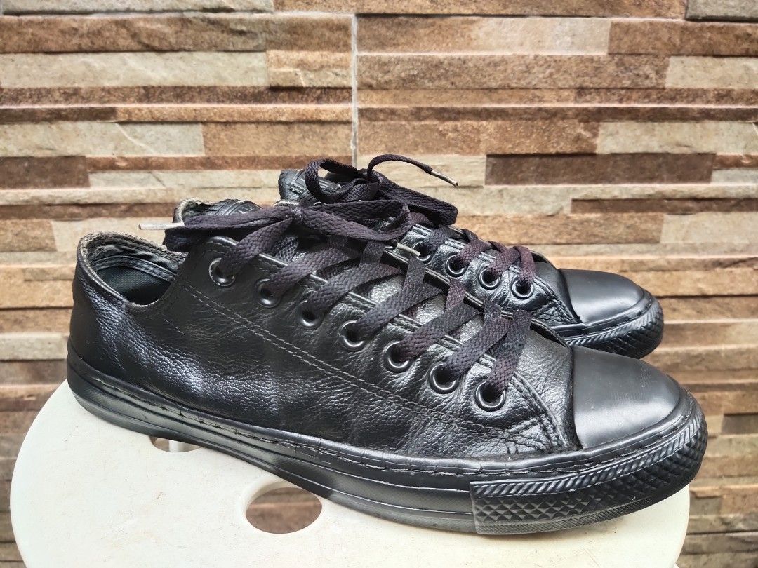 Converse leather original tempur Fesyen Pria Sepatu Sneakers