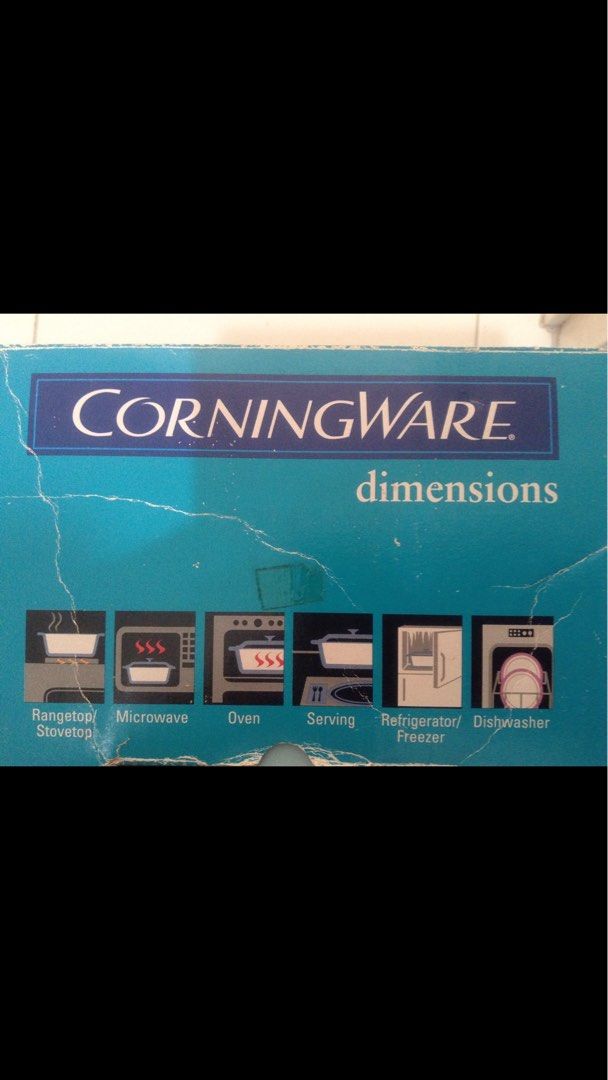 Corningware Dimensions, Furniture & Home Living, Kitchenware