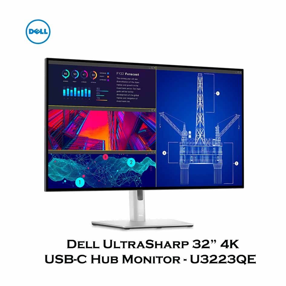 Dell UltraSharp U3223QE 32 4K USBC Hub Monitor U3223QE 3 years
