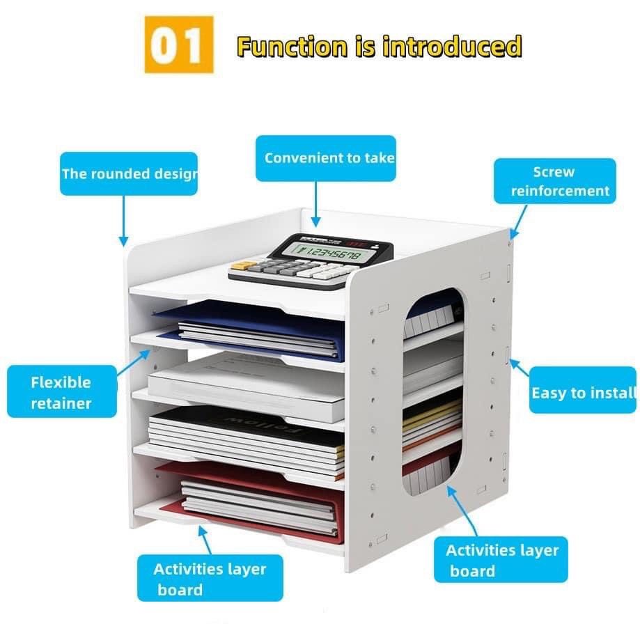 Desk File Organizer, Furniture & Home Living, Office Furniture