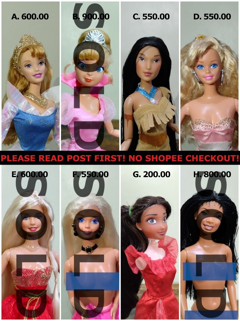 Disney, Barbie, Celebrity Dolls, Hobbies & Toys, Toys & Games on Carousell