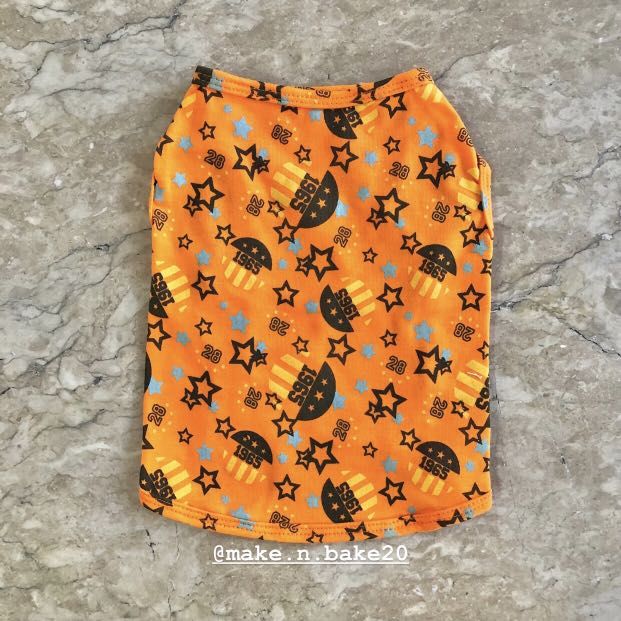 Dog Clothes (1965 Sando) S - XL (Category: Homes & Other Pet Accessories) located in San Juan City. Submitted by make.n.bake20 (Listing ID 1197551302, Image 1). Description: SHIRT SIZE (APPROX): SMALL: 10” Length x 16” Chest x 10” Neck MEDIUM: 12” Length x 18” Chest x 12” Neck LARGE: 14” Length x 19” Chest x 14” Neck X-LARGE: 16” Length x 21” Chest x 16” Neck Shopee: https://shopee.ph/product/202860454/17989932023?smtt=0.202863635-1668738126.9.