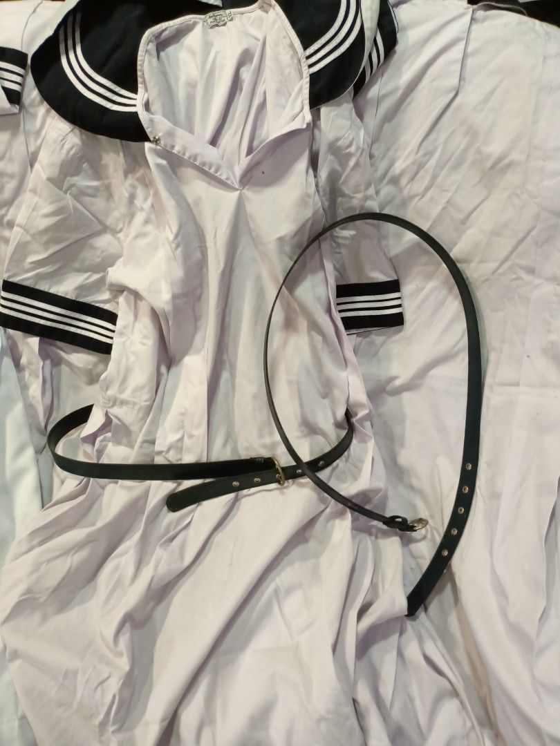 Dominican School (Grade School) Uniform (Category: Sets or Coordinates) located in Manila. Submitted by inaydearest (Listing ID 1197533093, Image 2). Description: 3 pieces Daily Uniform, Size 22 with 2 belts 1 complete Gala Uniform - used only once . Negotiable Price..