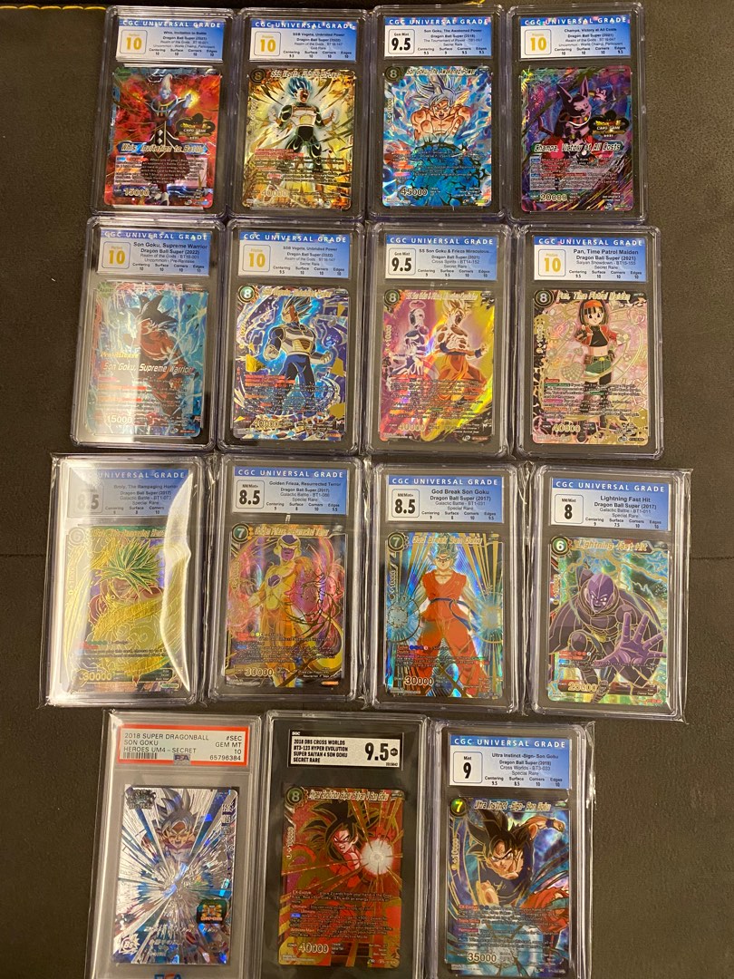 Dragon Ball TCG CGC Graded Cards Rare DBSCG, Hobbies & Toys, Toys
