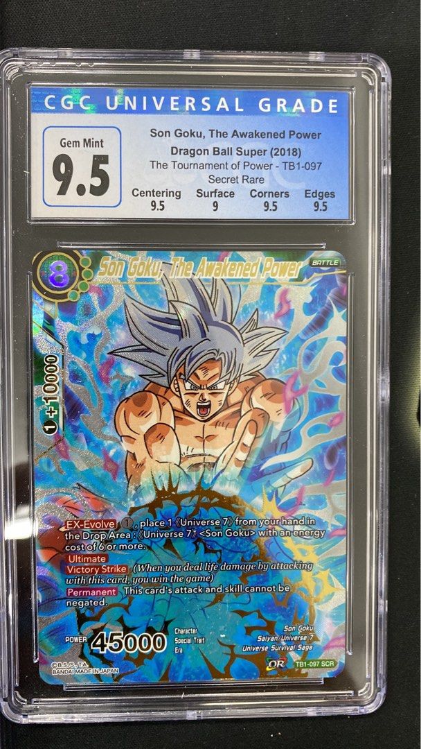Dragon Ball TCG CGC Graded Cards Rare DBSCG, Hobbies & Toys, Toys
