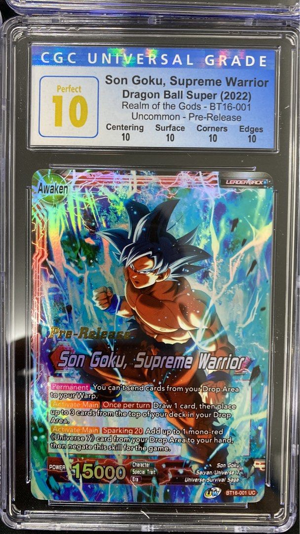 Dragon Ball TCG CGC Graded Cards Rare DBSCG, Hobbies & Toys, Toys
