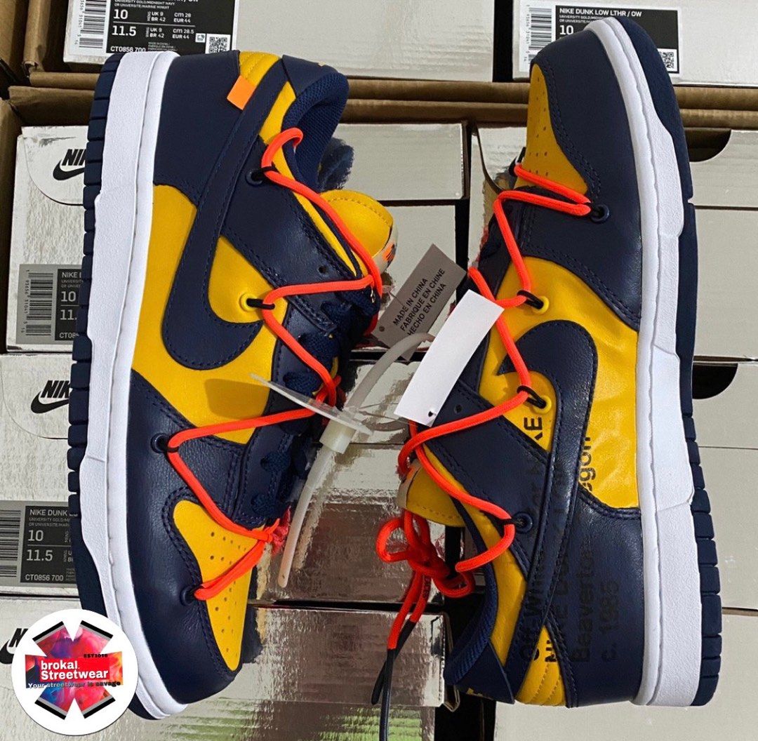 michigan dunks low on feet