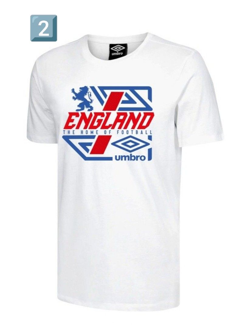World Cup England Football Fan T Shirt by Umbro Men s Fashion