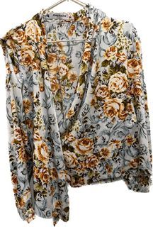 Silk Floral Blazer