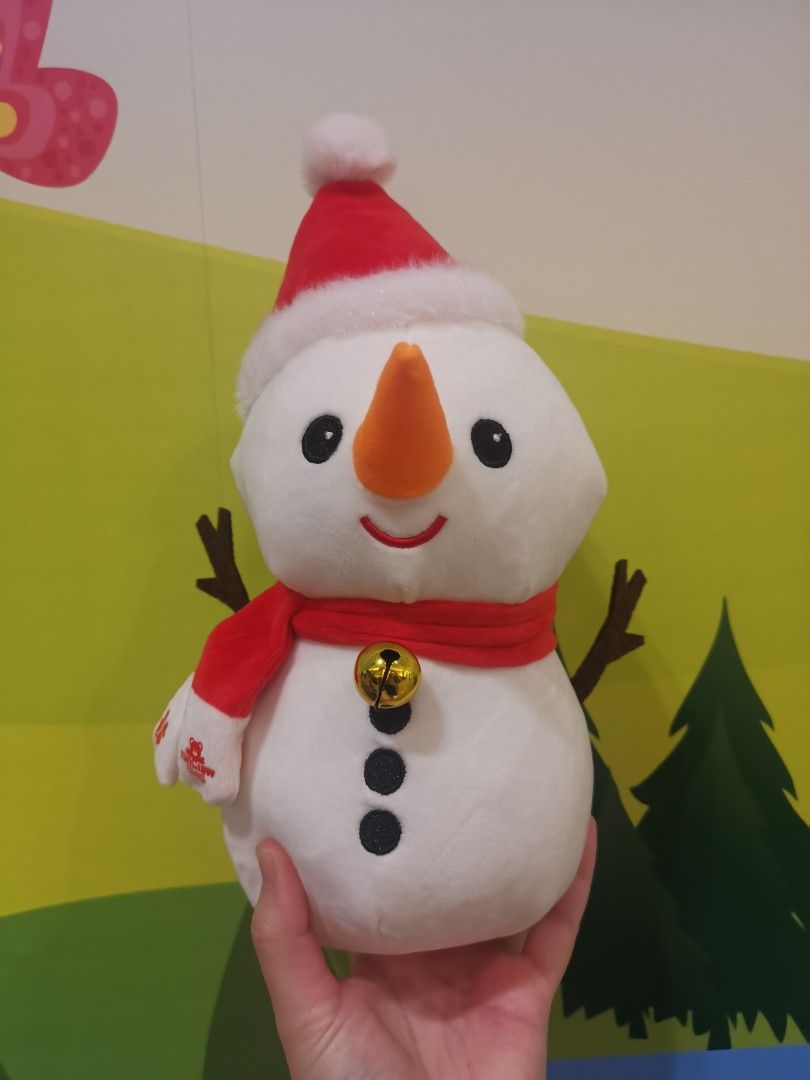 christmas snowman teddy