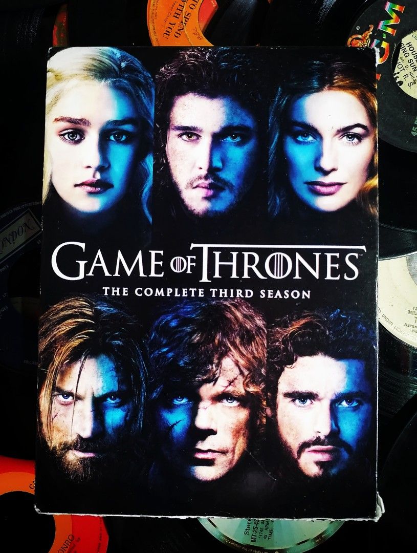 Game of Thrones The Complete Third Season DVD Disc Game of Thrones DVDs