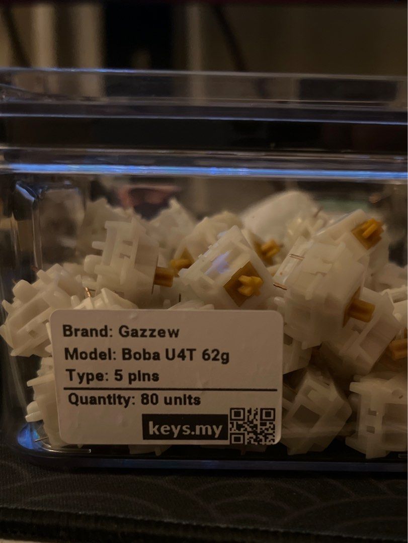 Gazzew Boba U4T (62g) switches , Computers & Tech, Parts & Accessories