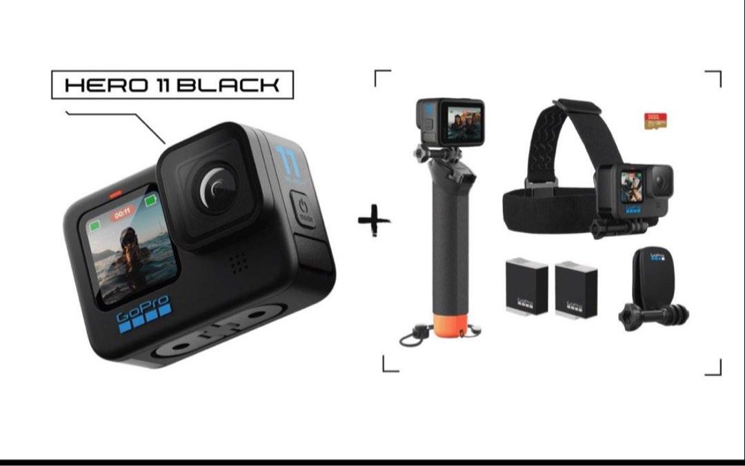 全新Go pro 11 black full set with housing, 攝影器材, 攝錄機- Carousell