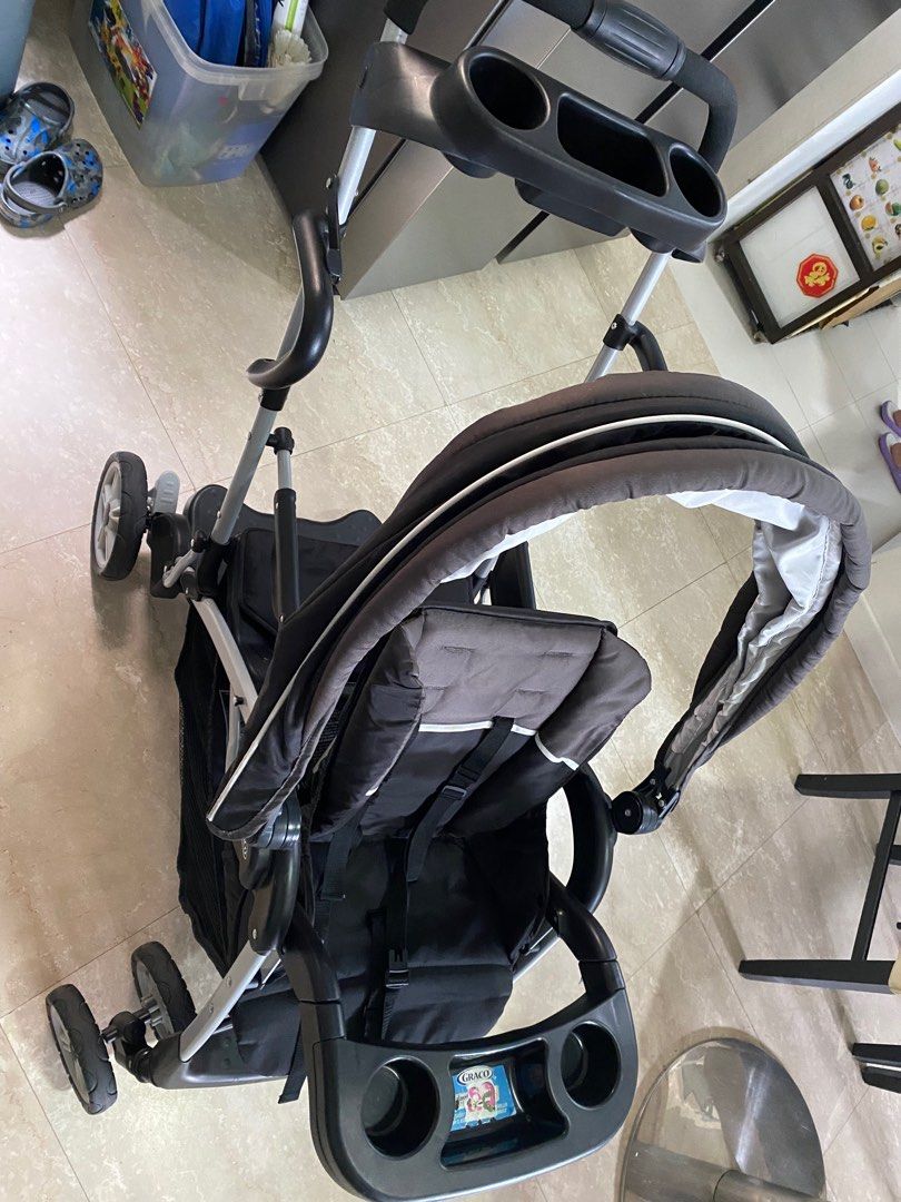 Graco Stroller for 2 (sit n ride), Babies & Kids, Going Out, Strollers