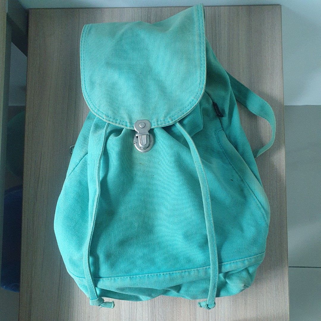 Green Bucket Backpack, Women's Fashion, Bags & Wallets, Backpacks on