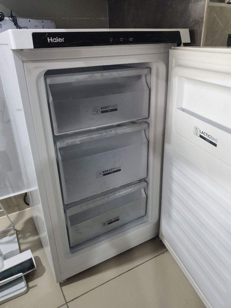 Haier 90L Upright Freezer BD88DEM Peti Beku Berdiri Breast Milk Susu