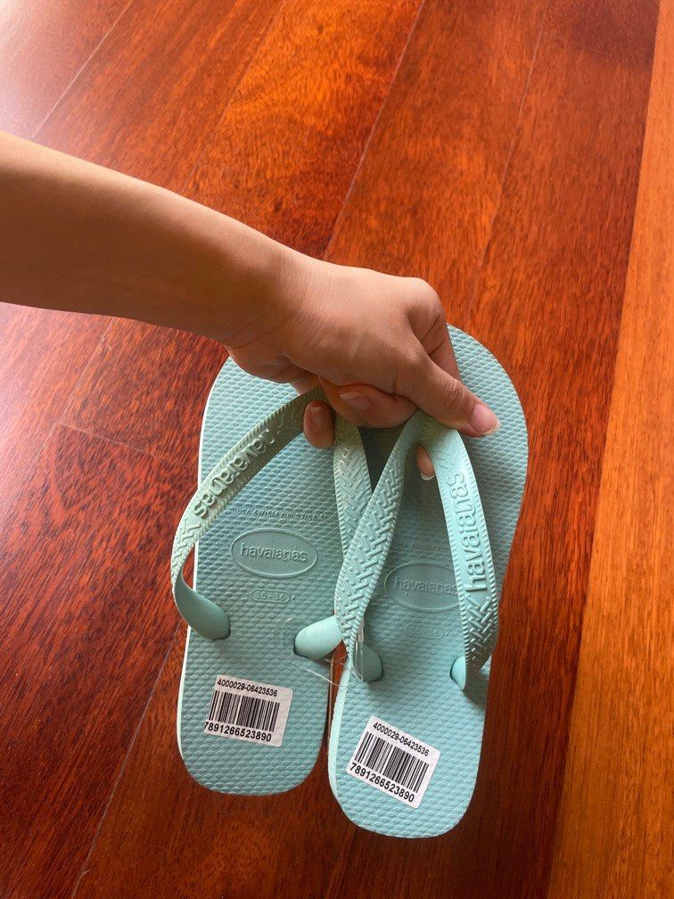 Havaianas Flip Flops Mint Green Ice Blue