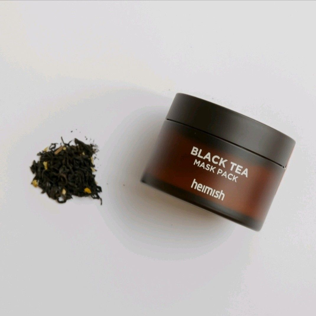 Heimish Black Tea Mask Pack Exp. 13/06/2023, Kesehatan & Kecantikan