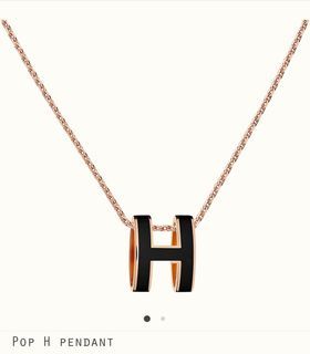 Hermes Pop H Necklace (BNIB) 2022 Nov