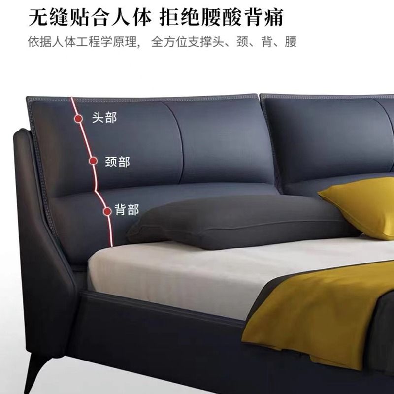 High Quality Bed frame upholstered headboard and bed frame, Furniture