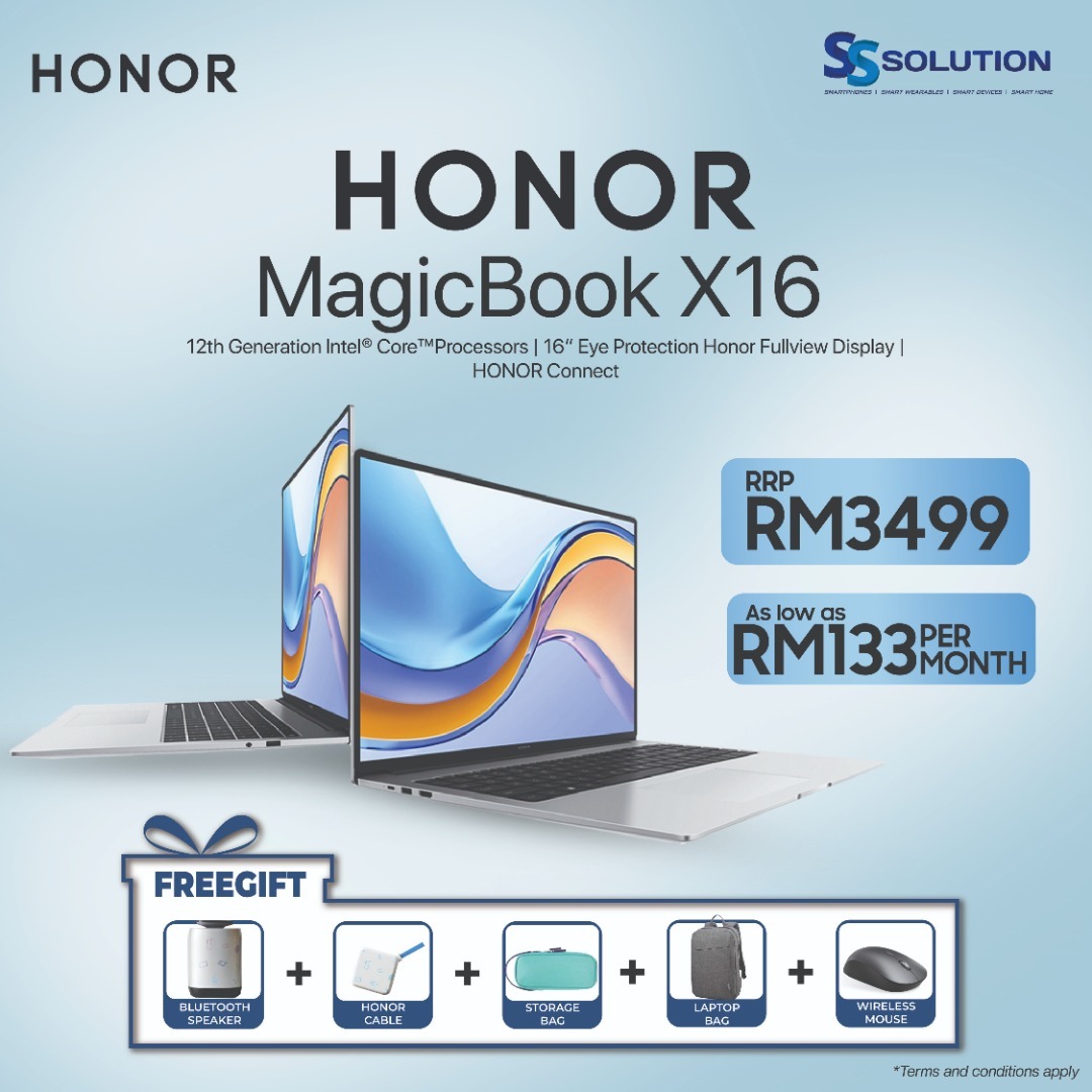 HONOR MagicBook X 16, Computers & Tech, Laptops & Notebooks on Carousell