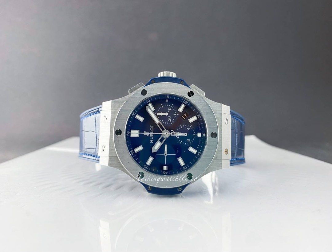 Hublot big hotsell bang steel blue