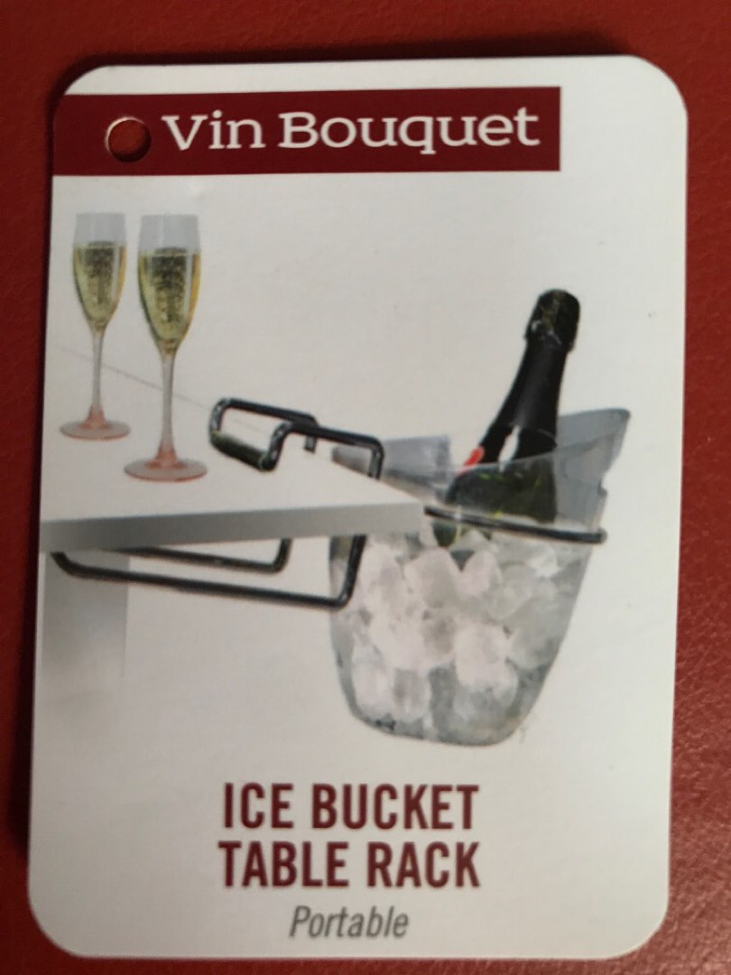 Ice bucket & table rack 冰桶, 家庭電器, 廚房電器, 酒窖及存倉 Carousell