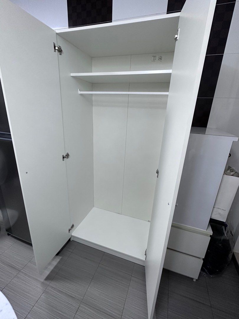 IKEA KLEPPSTAD Wardrobe with 2 doors, Furniture & Home Living