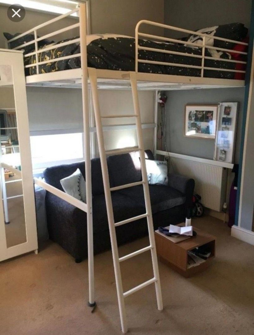 Ikea Loft Bed Queen Size Furniture Home Living Furniture Bed t-l-chargement-pdf-plans-de-lit-mezzanine-diy-taille-r-elle-etsy