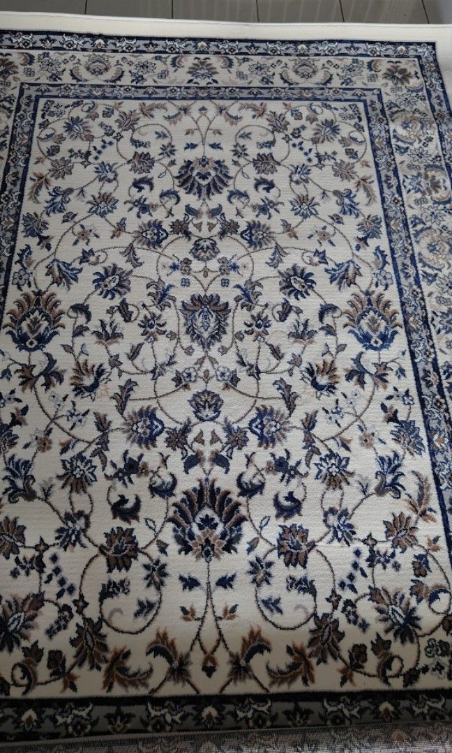 Ikea white carpet large size, Furniture & Home Living, Home Decor