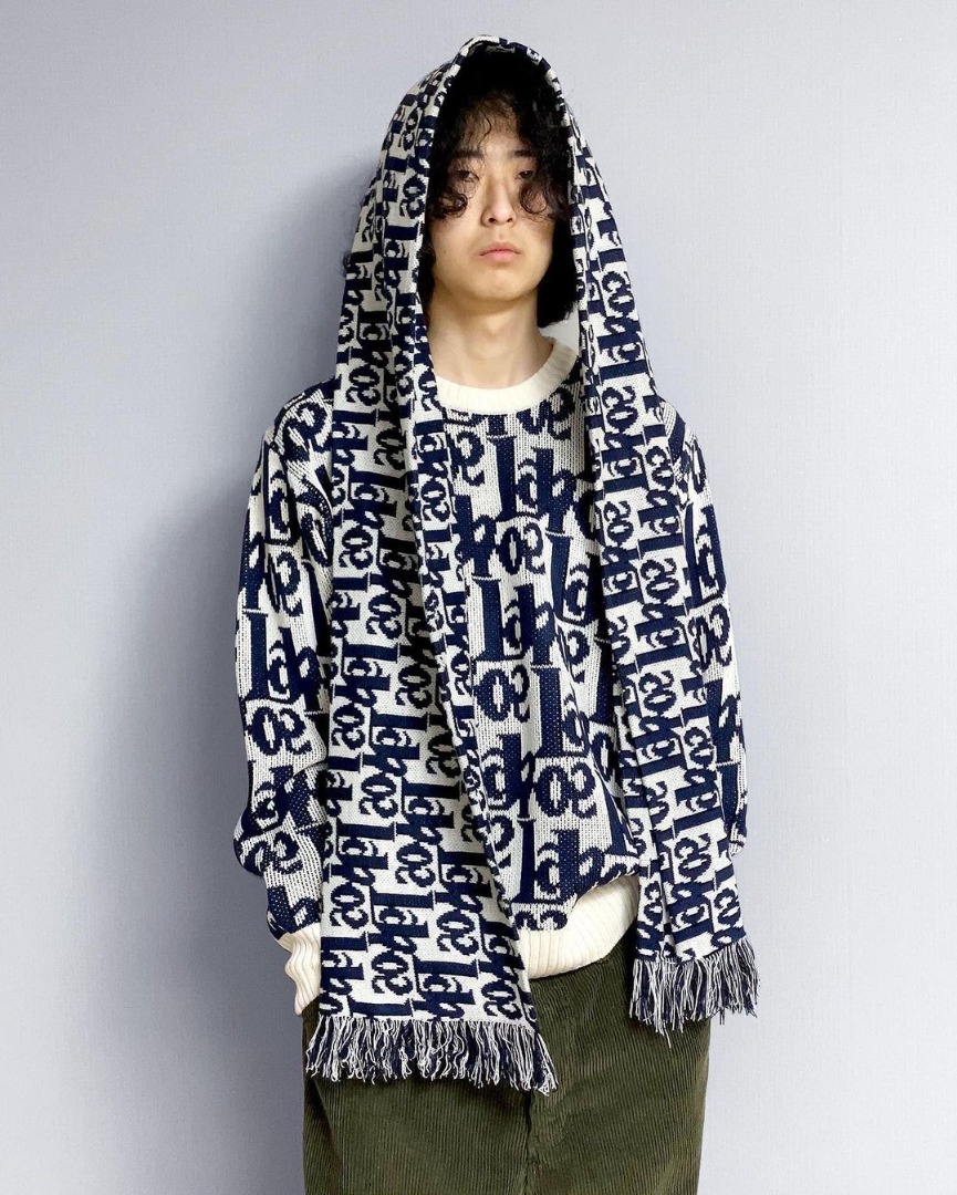 INSTOCK] Labros Seoul FW22 All Over Knit Sweater, Men's Fashion