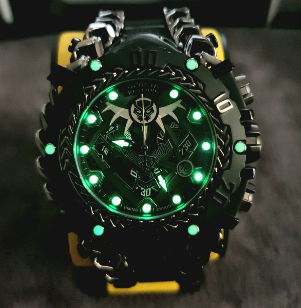 Invicta marvel limited edition store black panther men's watch