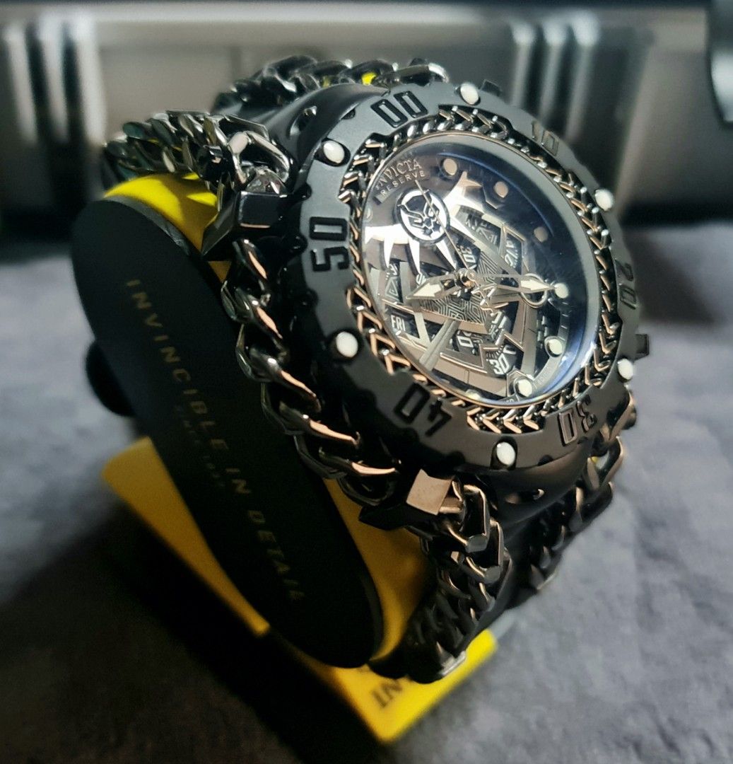 Invicta marvel limited edition on sale black panther men's watch