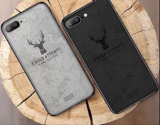 Iphone 7/8/Plus/XR/XS Max Grey Black Red Deer Phone Case Cover