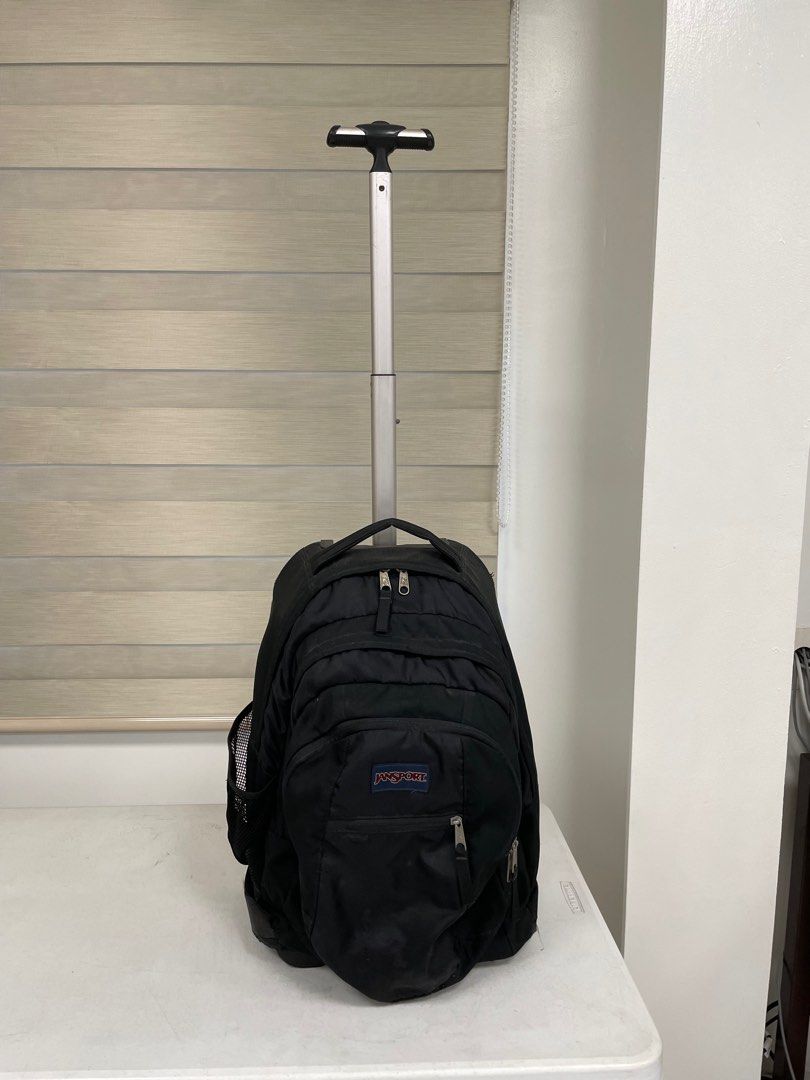 JanSport Driver 8 Black Trolley Backpack, Babies & Kids, Babies & Kids