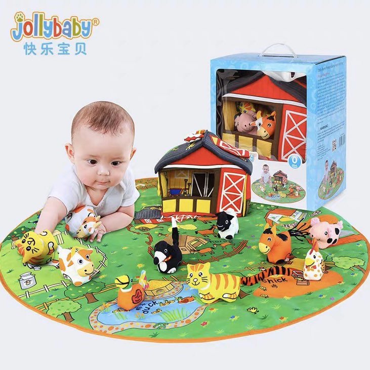 [Jollybaby] Farm Animals Activity Mat Play Mat, Babies & Kids, Infant ...